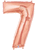 Rose Gold 34" Number 7 Balloon