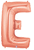 Rose Gold 34" Letter E Balloon