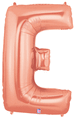 Rose Gold 34" Letter E Balloon
