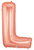 Rose Gold 34" Letter L Balloon