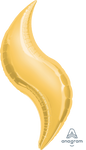 Gold Curve 42" Balloon