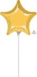 Gold Star 4" Air-fill Balloon (requires heat sealing)