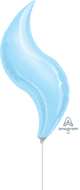 Pastel Blue Curve 28" Balloon