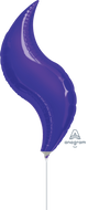 Purple Curve 28" Balloon