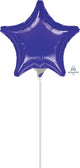 Purple Star 9" Air-fill Balloon (requires heat sealing)