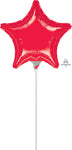 Red Star 9" Air-fill Balloon (requires heat sealing)