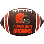 NFL Cleveland Browns Football Team Colors - FLAT 17" Foil Balloon