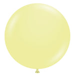 Tuftex Lemonade Yellow - 100 Pack (Bulk) 17" Latex Balloons
