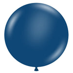 Tuftex Navy Blue - 100 Pack (Bulk) 17" Latex Balloons