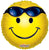 Smiley With Glasses 9″ Balloons (10 count)