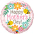 Happy Mother's Day Bees & Flowers 18" Balloon