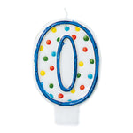 Birthday Polka Dots Candle 0