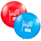 Tuftex American Flag 17" - 25 Pack Latex Balloons