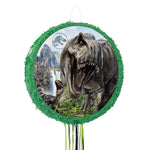 Jurassic World Rebirth Shaped Drum Pull Pinata 18"