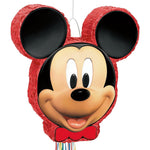 Mickey Mouse Shaped Drum Pull Pinata 18"