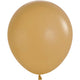 Sempertex Deluxe Latte 18" Latex Balloons - 6pk