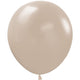 Sempertex Deluxe White Sand 18" Latex Balloons - 6pk