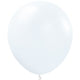 Sempertex Fashion White 18" Latex Balloons - 6pk