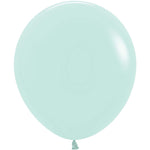 Sempertex Pastel Matte Green 18" Latex Balloons - 6pk