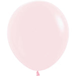 Sempertex Pastel Matte Pink 18" Latex Balloons - 6pk