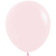 Sempertex Pastel Matte Pink 18" Latex Balloons - 6pk