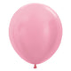 Sempertex Pearl Pink 18" Latex Balloons - 6pk