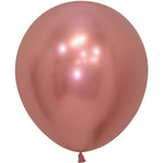 Sempertex Reflex Rose Gold 18" Latex Balloons - 6pk