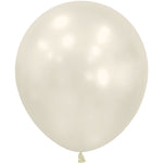 Sempertex Silk Oyster White 18" Latex Balloons - 6pk