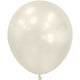 Sempertex Silk Oyster White 18" Latex Balloons - 6pk