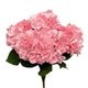 Silk Pongee Hydrangea Bush - Light Mauve - 1 Bouquet 18"