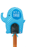 31" It's a Boy Elephant Mailbox Balloon