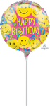 Happy Birthday Smiles 9" Air-fill Balloon (requires heat sealing)
