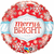 Merry & Bright Snowflake 18" Balloon