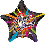 Birthday Rock Star 9" Air-fill Balloon (requires heat sealing)