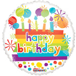 Happy Birthday Candles Gellibean 18"