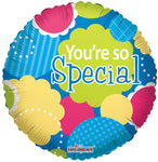 You're So Special Blue 4" Air-fill Balloon (requires heat sealing)