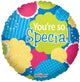 You're So Special Blue 9" Air-fill Balloon (requires heat sealing)