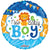Baby Boy Jungle 4" Air-fill Balloon (requires heat sealing)