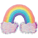 Rainbow & Clouds Piñata 16in x 21in (4 count)
