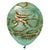 Kalisan Safari Snake - Mirror Green W/ Black Ink 12″ Latex Balloons (25 count)