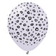 Kalisan Safari Leopard - Macaron Lilac W/ Black Ink 12″ Latex Balloons (25 count)