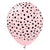 Kalisan Safari Cheetah - Macaron Pink 12″ Latex Balloons (25 count)