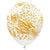 Kalisan Safari Mutant - White W/ Gold Ink 12″ Latex Balloons (25 count)