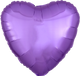 Pearl Lavender Decorator Heart 18" Balloon