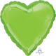 Iridescent Lime Green Decorator Heart 18" Balloon