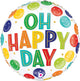 Oh Happy Day Smiley 9" Air-fill Balloon (requires heat sealing)