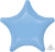 Pastel Blue Star 18" Balloon