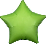 Lime Green Star 21" Balloon