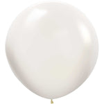 Sempertex Crystal Clear 24" Latex Balloons - 3pk