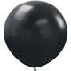 Sempertex Deluxe Black 24" Latex Balloons - 3pk